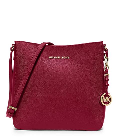 michael kors red jetset messenger|mike Kors jet set.